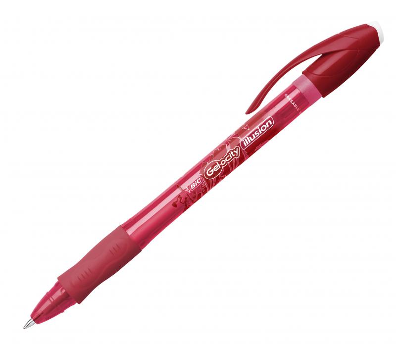Roller Gel-ocity Illusion 0,7 mm Roșu BIC