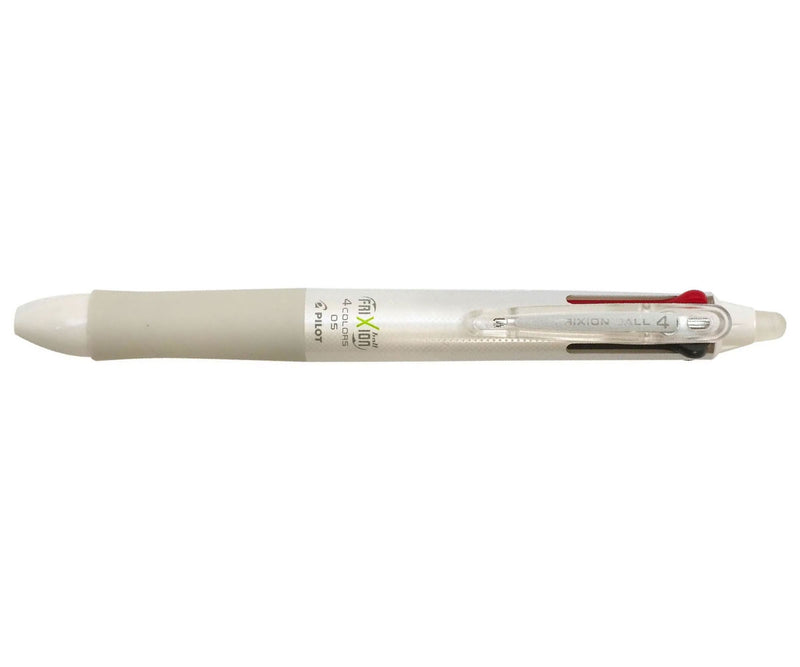 Roller FriXion cu Mecanism 4 Culori 0,5 mm Corp Alb Pilot