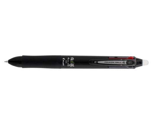 Roller FriXion cu Mecanism 4 Culori 0,5 mm Corp Negru Pilot