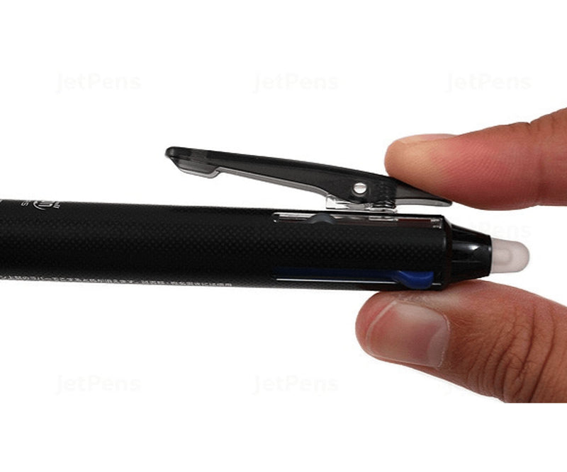 Roller FriXion cu Mecanism 4 Culori 0,5 mm Corp Negru Pilot