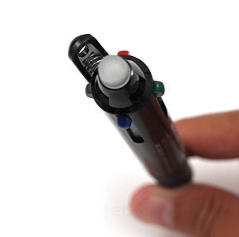 Roller FriXion cu Mecanism 4 Culori 0,5 mm Corp Negru Pilot