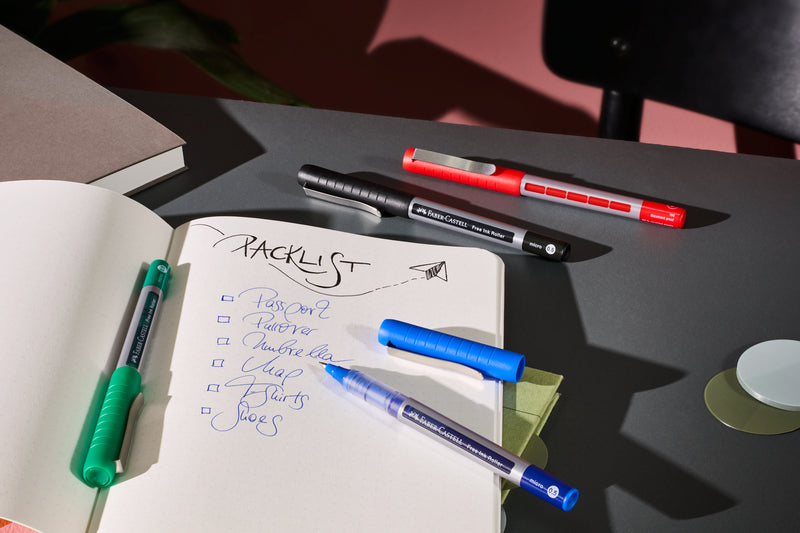 Roller Free Ink 0,5 mm Albastru Faber-Castell