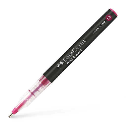 Roller Free Ink Vârf Conic 1,5 mm Faber-Castell Vișiniu