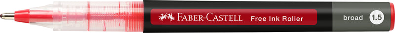 Roller Free Ink 1,5 mm Roșu Faber-Castell