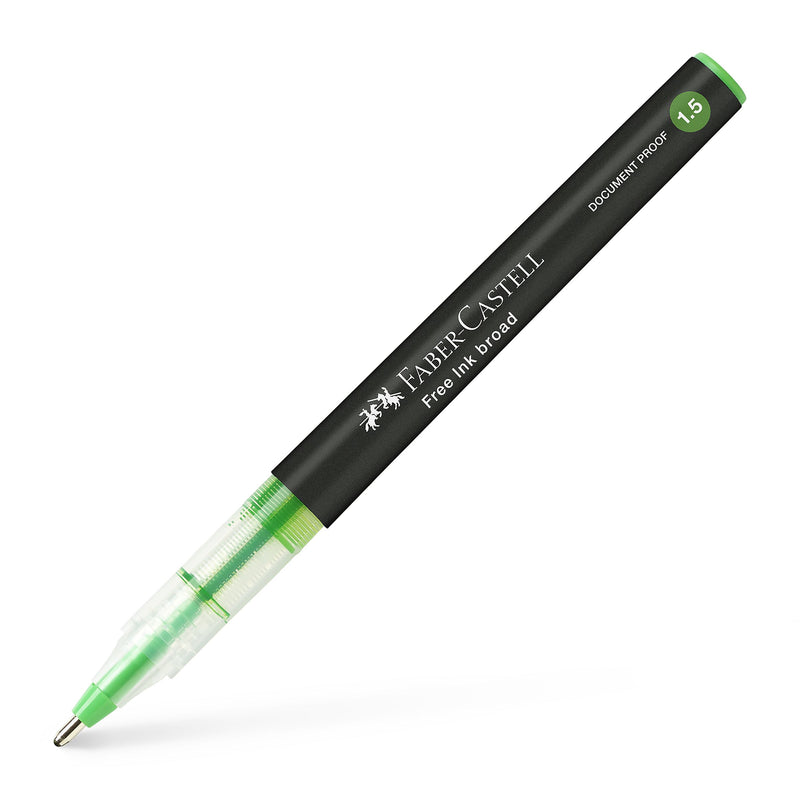Roller Free Ink Vârf Conic 1,5 mm Faber-Castell Vernil