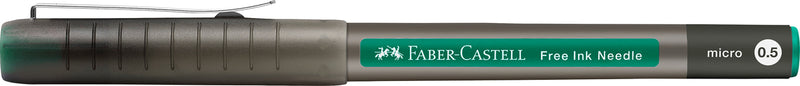 Roller Free Ink Needle 0,5 mm Verde Faber-Castell