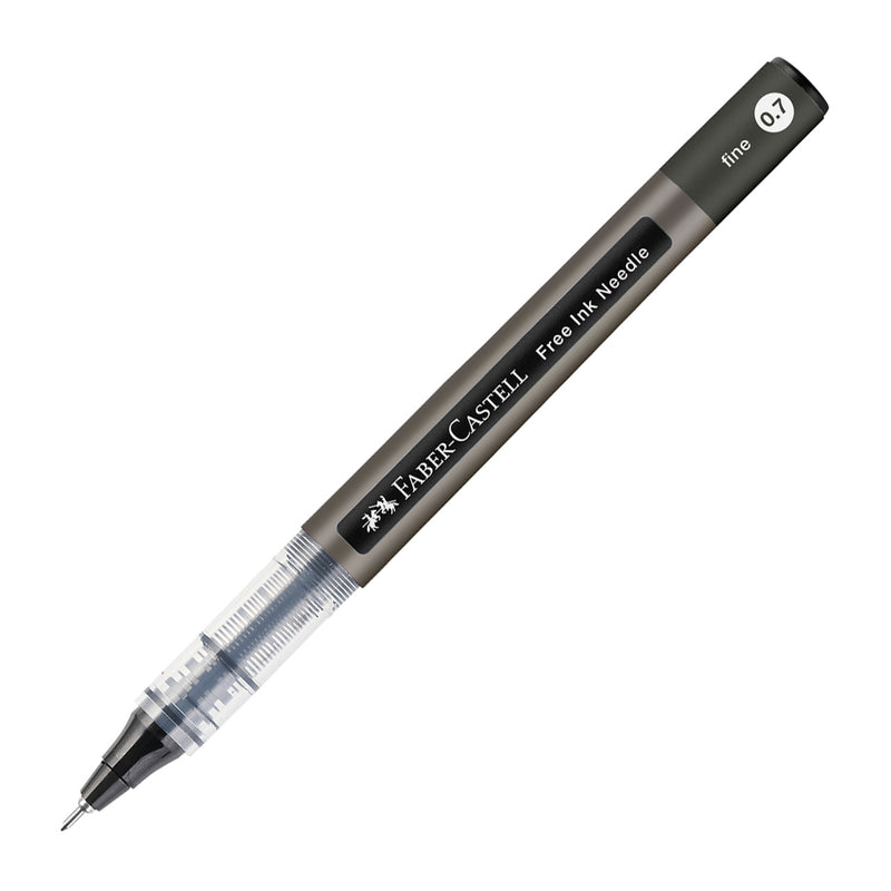 Roller Free Ink Needle Vârf Ac 0,7 mm Faber-Castell Negru