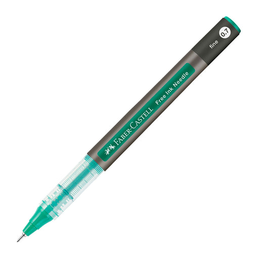 Roller Free Ink Needle 0,7 mm Verde Faber-Castell