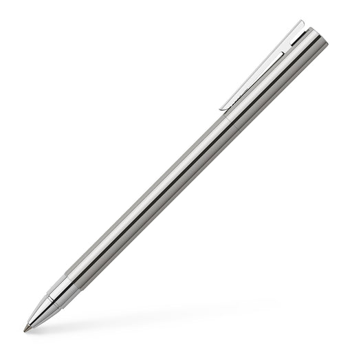 Roller Neo Slim Metal Lucios Argintiu Faber-Castell