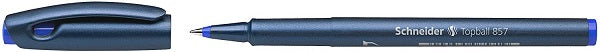 Roller Topball 857 Vârf cu Bilă 0,6 mm Albastru Schneider