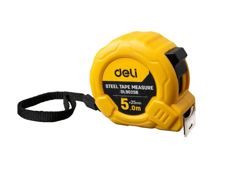 Ruletă Oțel 5 m x 25 mm Deli