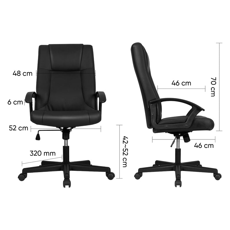 Scaun de Birou Executive Imitație Piele 4514 Deli