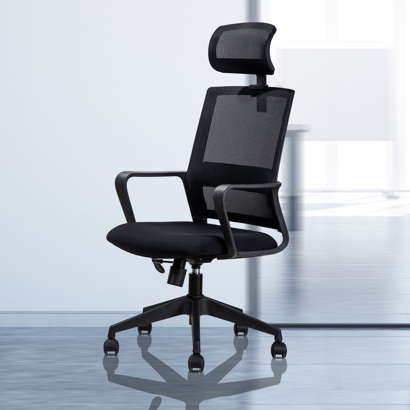 Scaun de Birou Executive Spătar Mesh cu Tetieră 4503 Deli