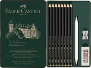 Set Creioane Grafit Mat Pitt 11 Buc Faber-Castell