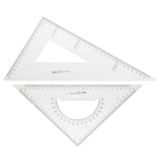 Set 2 Echere 28 cm Transparente Deli