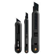 Set 3 Cuttere Negre Home Series Deli
