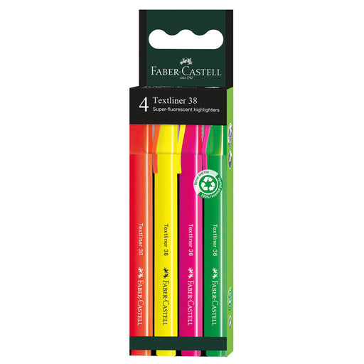 Textmarker 38 4 Culori Faber-Castell