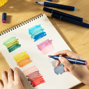 Set 40 Markere Sketching Vârf Dublu Husă Textilă Deli