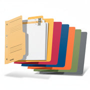 Set 5 Bucati Dosar Carton Capse 1/2 Diverse Culori Leitz pentru organizarea și arhivarea documentelor
