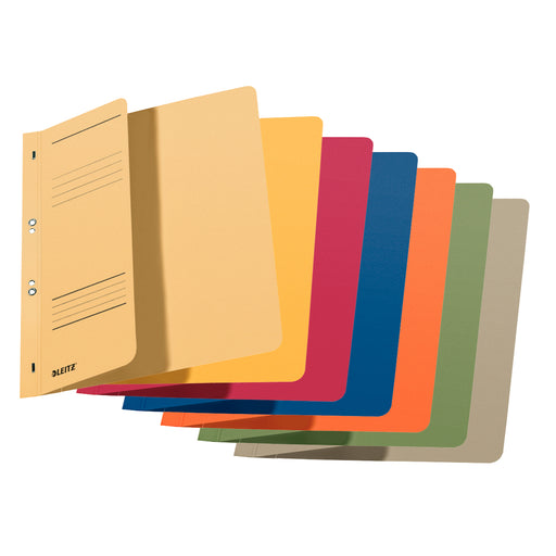Set 5 Bucati Dosar Carton Încopciat 1/2 Diverse Culori Leitz pentru organizarea și arhivarea documentelor