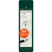 Set Creioane Grafit Mat Pitt 6 Buc Faber-Castell