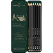 Set Creioane Grafit Mat Pitt 6 Buc Faber-Castell