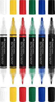 Markere Acrilice Shake&Paint Culori Clasice 6 Buc Faber-Castell