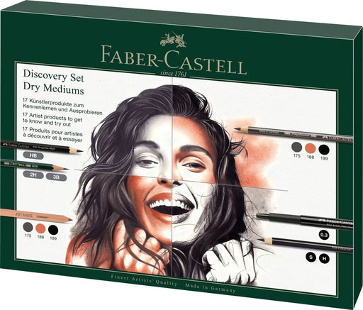 Set Artă Discovery Desen Uscat 17 Piese Faber-Castell