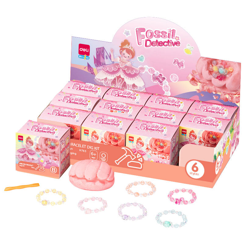 Set Creativ Fosile Detectiv Brățări Deli