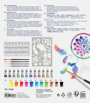 Set Creativ Tempera Acuarelă 18 Piese Faber-Castell