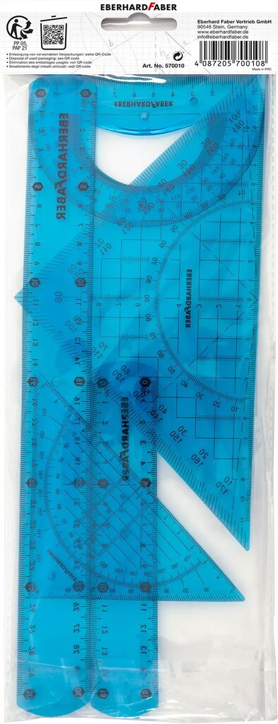 Set Geometrie Flexibil Color 5 Piese Eberhard Faber