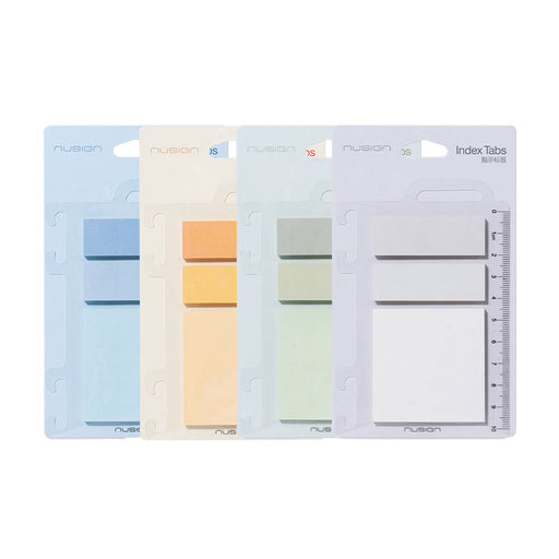Set Notes Adeziv 52x52 mm, 30 File + 2 Index 17x52 mm, Pastel Nusign - Deli