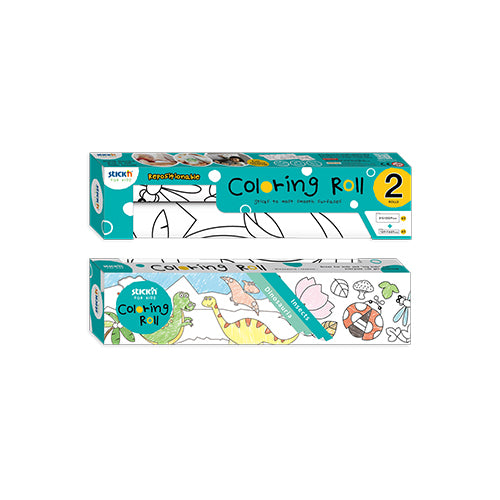 Set Role Autoadezive pentru Colorat Dinosaurus/Insects 315x3550mm + 140x2440mm Stick'n