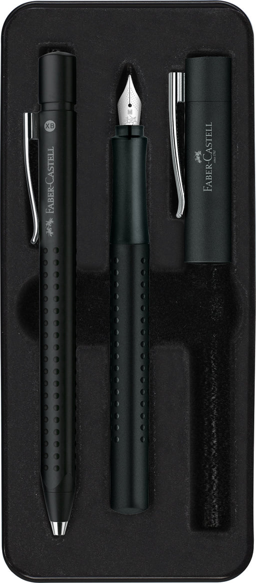 Set Stilou + Pix Grip 2011 Negru Faber-Castell