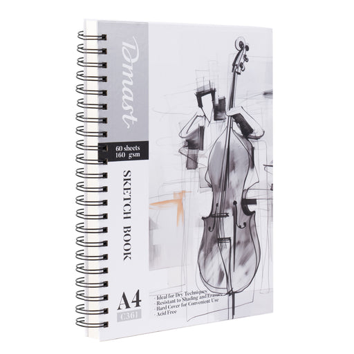 Sketch Book A4 Landscape 60 File 160 g/mp DMast