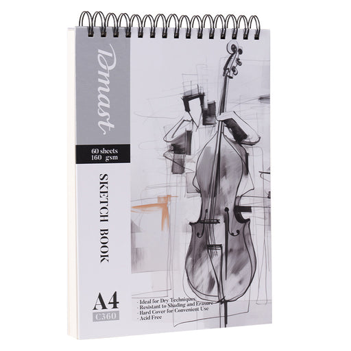 Sketch Book A4 Portret 60 File 160 g/mp DMast