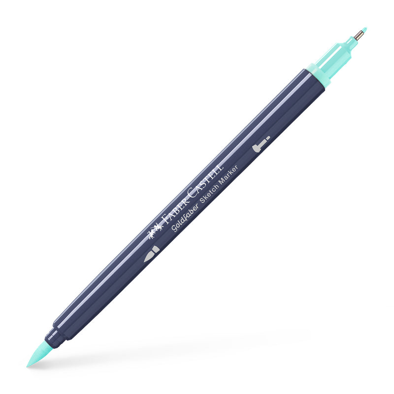 Sketch Marker 2 Capete Goldfaber Faber-Castell Bleu Aqua 240