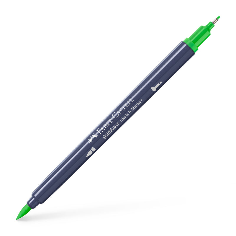 Sketch Marker 2 Capete Goldfaber Faber-Castell Verde Frunză 112