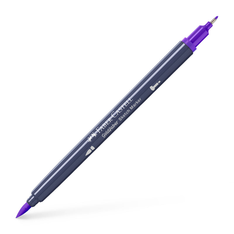 Sketch Marker 2 Capete Goldfaber Faber-Castell Violet Purpuriu 136