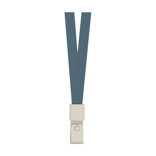 Șnur Textil pentru Ecuson Albastru cu Capsă PVC 450 x 15 mm Set 12 buc Deli
