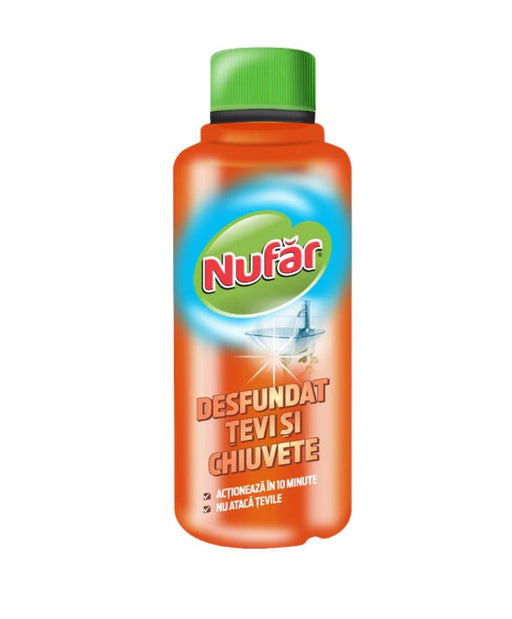 Solutie desfundat tevi si chiuvete Nufar 375 ml
