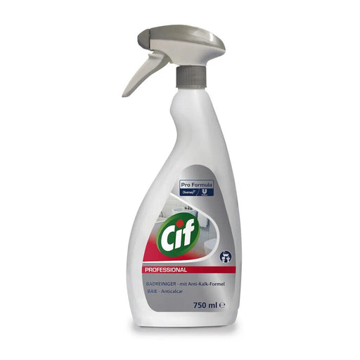 Solutie baie Cif Pro Formula cu pulverizator 750 ml