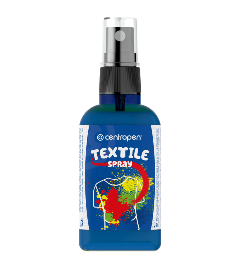 Spray Textil 110 ml Albastru Centropen