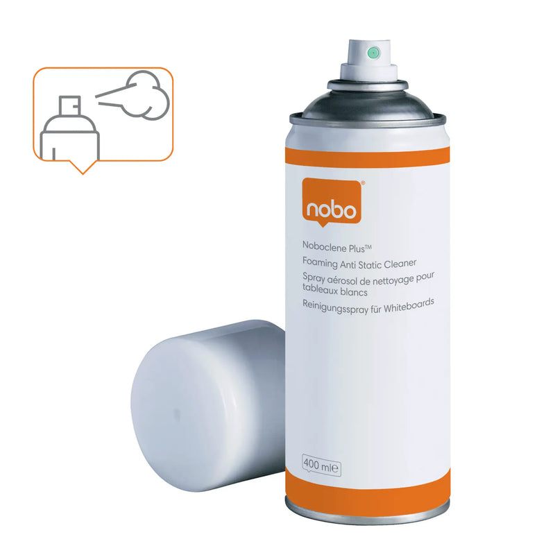 Spray Whiteboard Clene Plus 400 ml Nobo