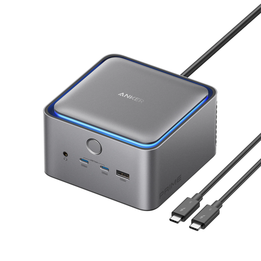 Docking Station Prime Thunderbolt 5 14-in-1 120Gbps 140W 8K Gri - Anker