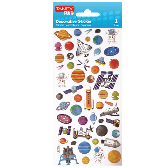 Stickere Puffy Space TNX-25133 Tanex