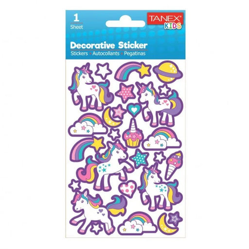Stickere Puffy Unicorni TNX-25005 Tanex