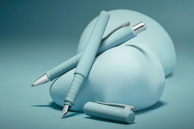 Stilou Poly Pen Bleu Caraibe Vârf M Faber-Castell