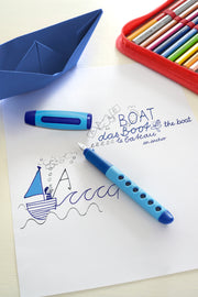 Stilou Școlar Scribolino Albastru pentru Stângaci Faber-Castell