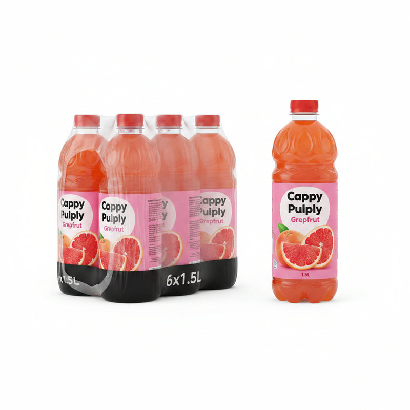 Bax suc Cappy Pulpy grepfrut 6 x 1,5 L